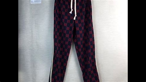 fake gucci tracksuit bottoms|authentic gucci tracksuit.